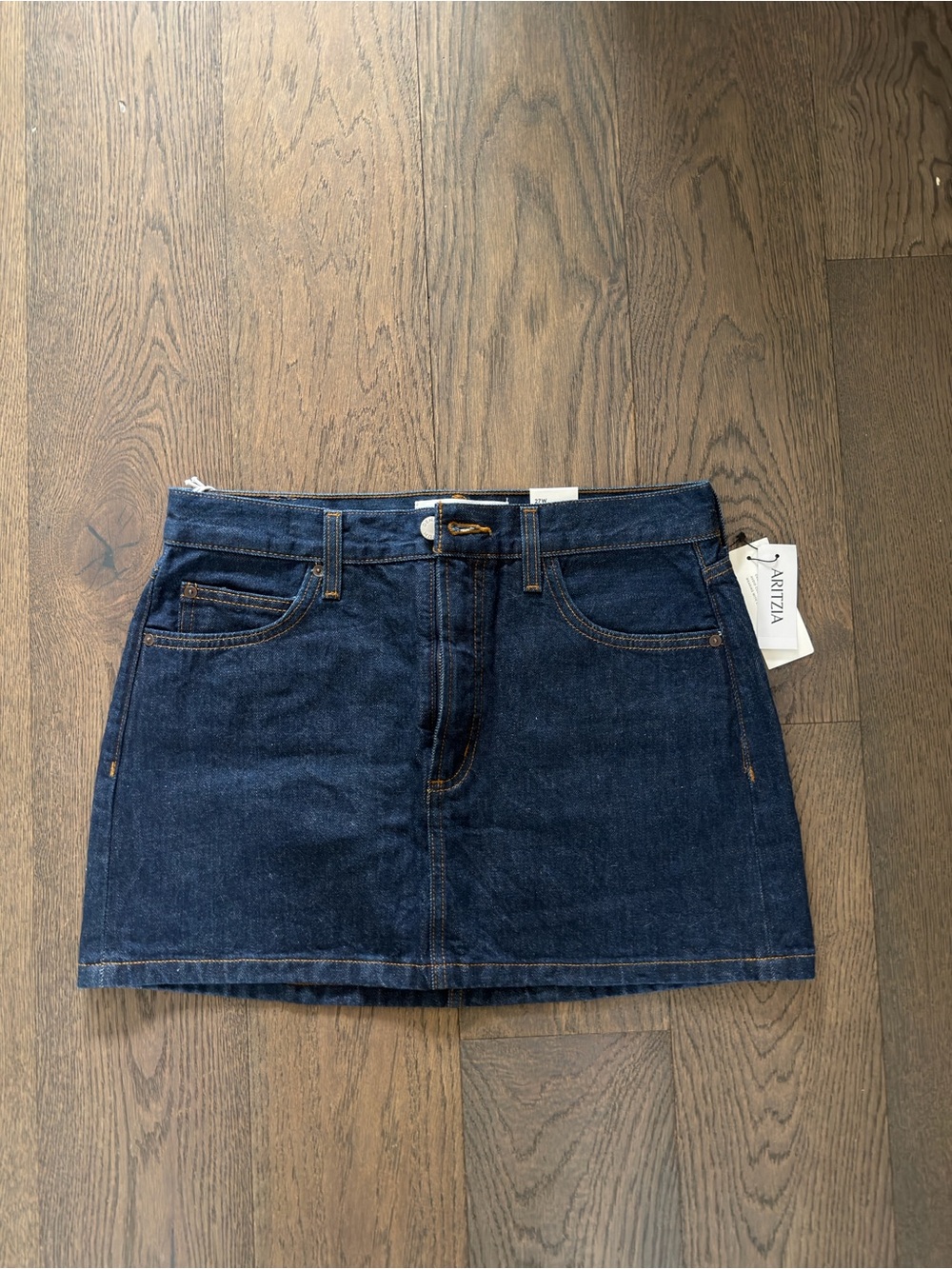 Aritzia Denim Mini Skirt